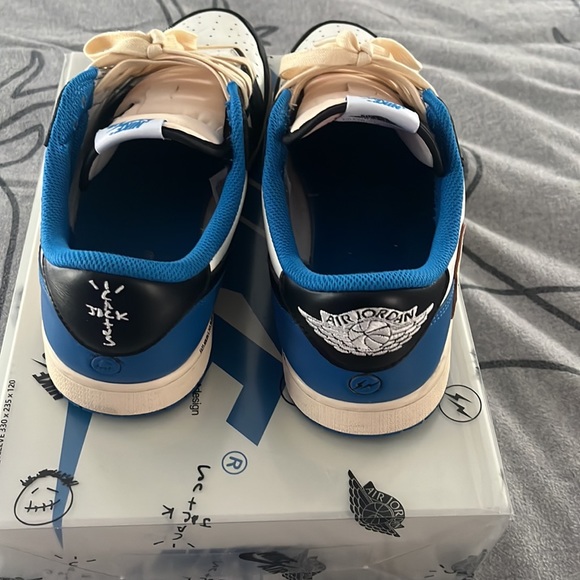 travis scott fragment jordan 1 low - Picture 3 of 5